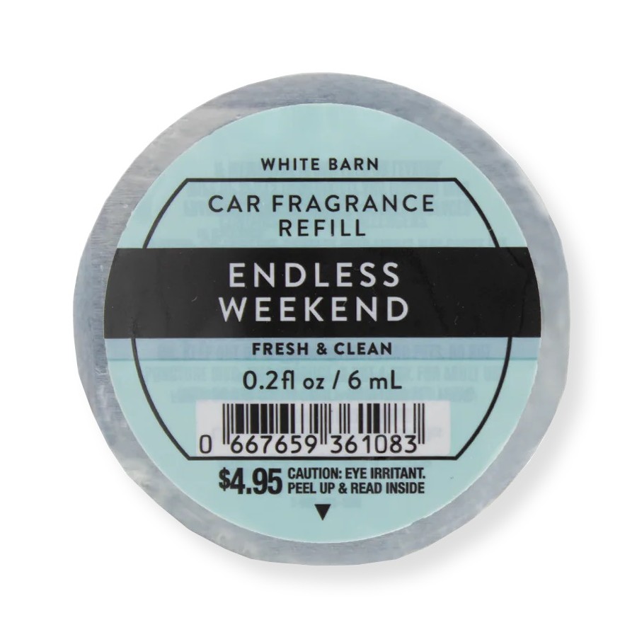 Autoduft Nachfüller - Endless Weekend - 6ml von Bath and Body Works