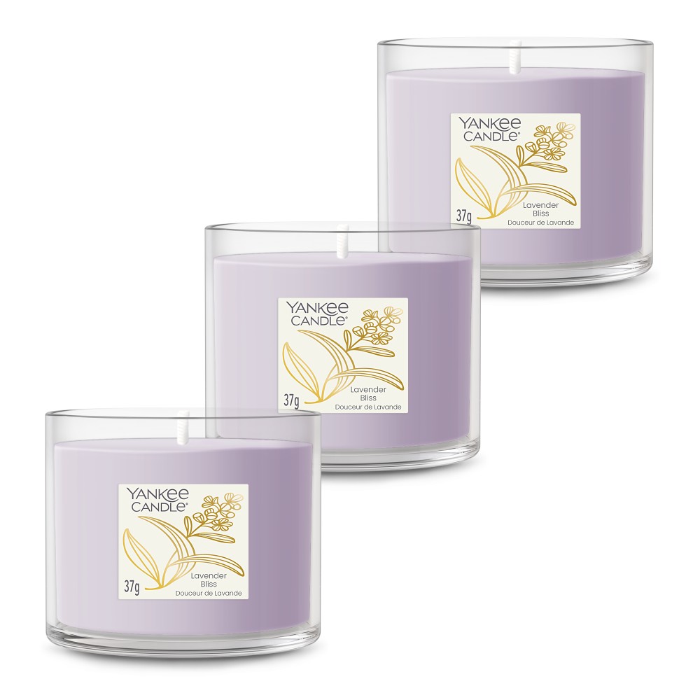 Lavender Bliss - Votivkerze im Glas - 3 Stück von Yankee Candle