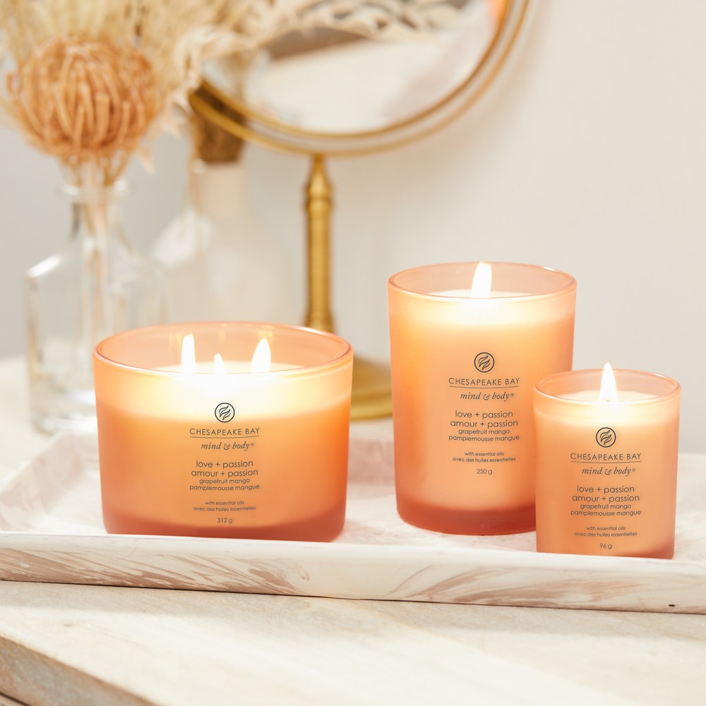 Love & Passion (Grapefruit Mango) - Tumbler 3-Docht von Chesapeake Bay