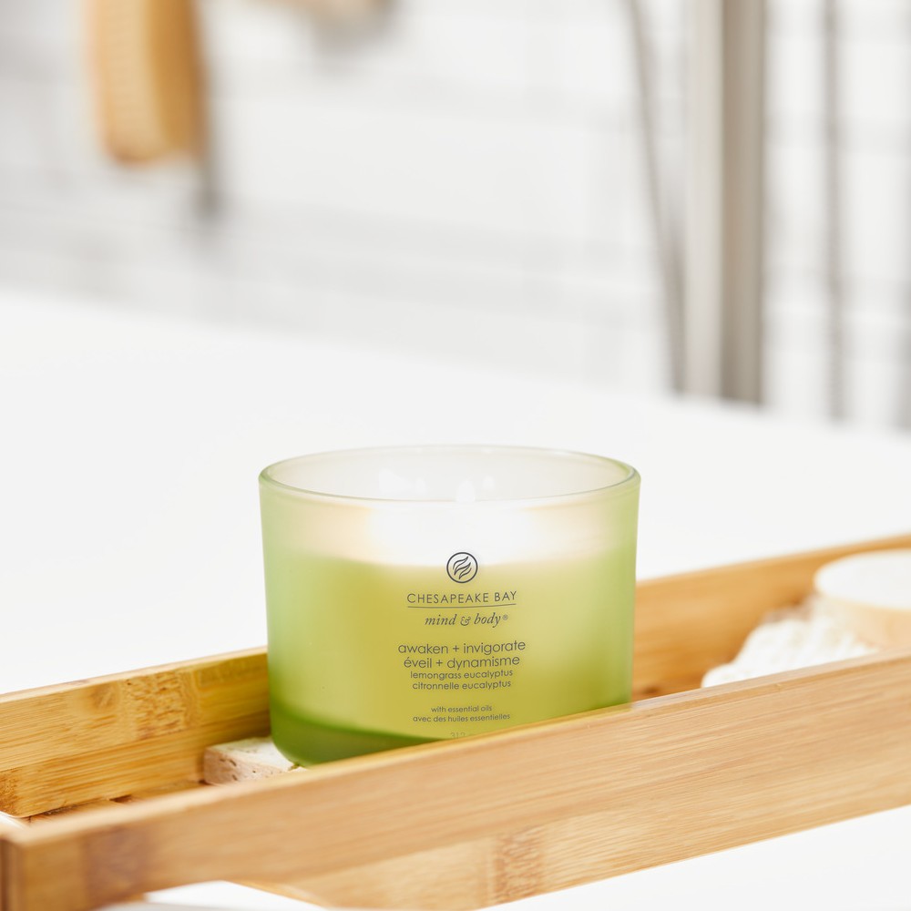 Awaken & Invigorate (Lemongrass & Eucalyptus) - Tumbler 3-Docht von Chesapeake Bay