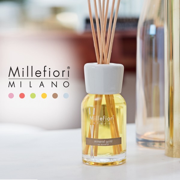 Natural - Mineral Gold - Stick Diffuser 100ml von Millefiori