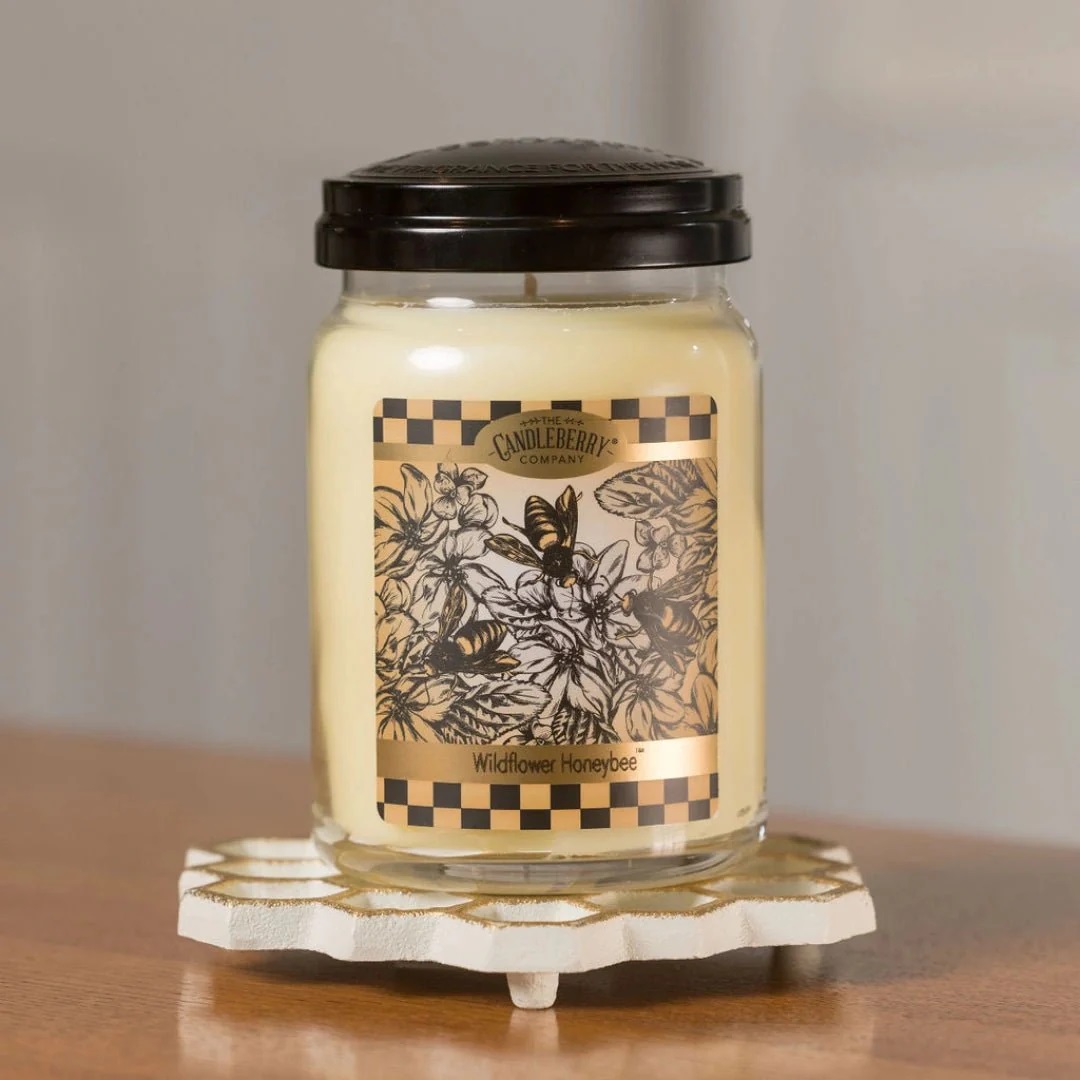 Wildflower Honeybee - Grosses Glas 623g von Candleberry