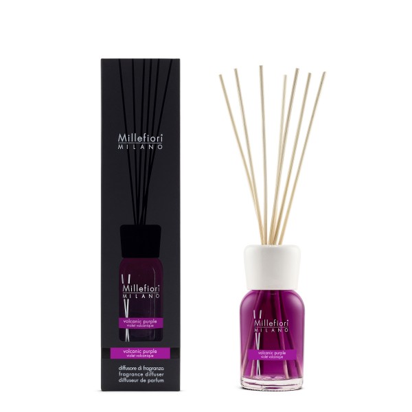 Natural - Volcanic Purple - Stick Diffuser 100ml von Millefiori