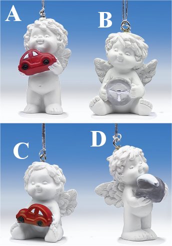 Schutzengel Gute Fahrt hgd. H4-5cm von IGOR