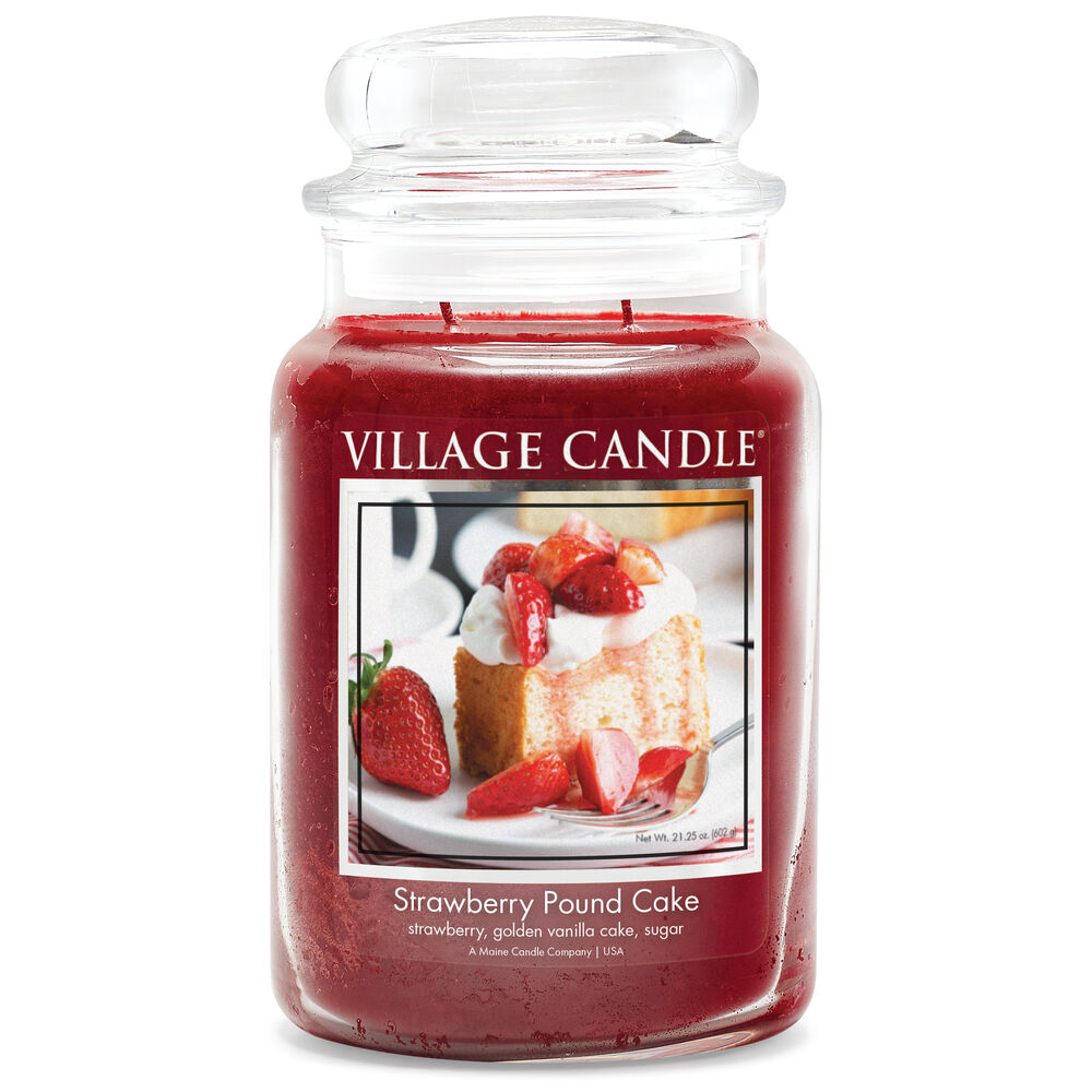 Strawberry Pound Cake - 737g von Village Candle