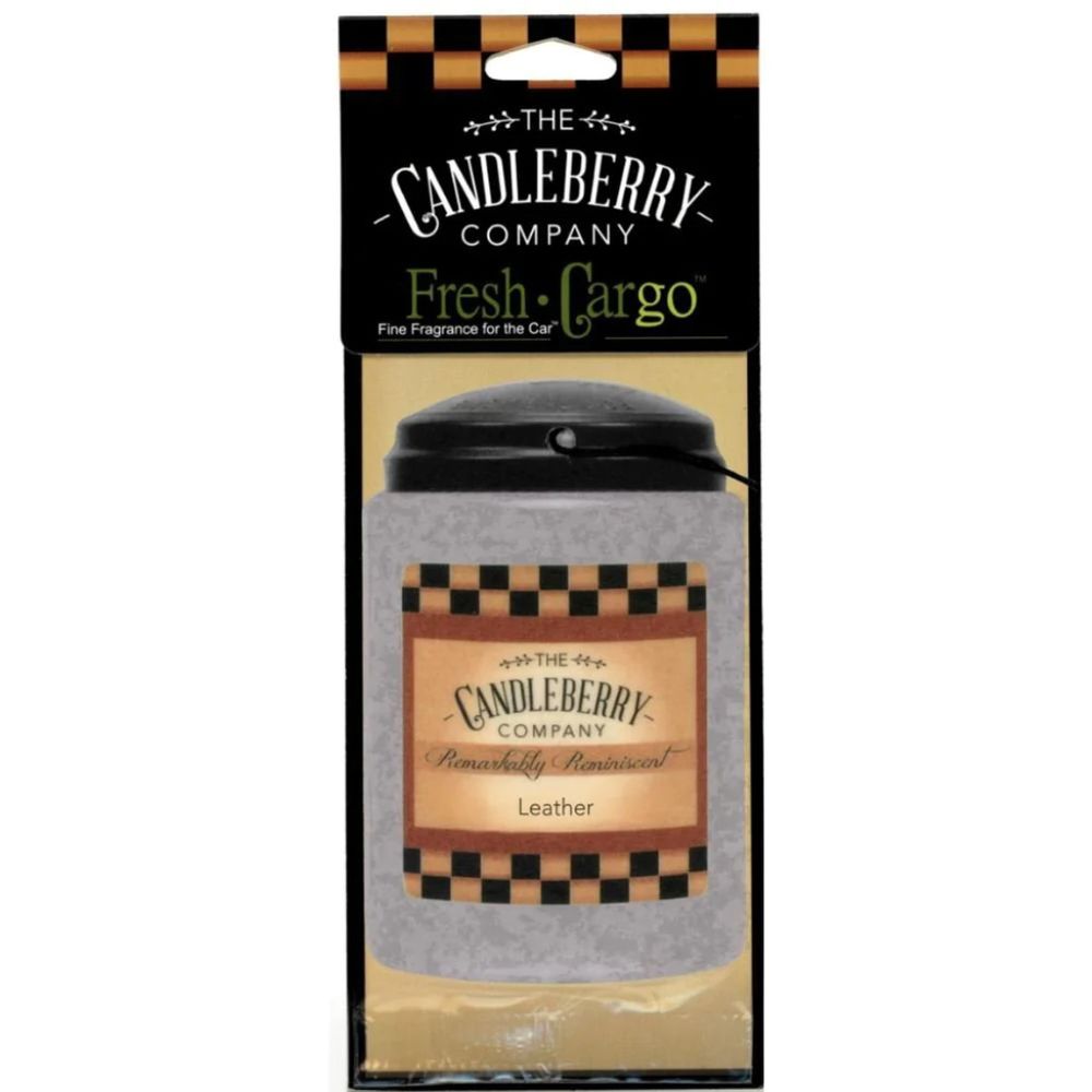 Leather - Car Jar von Candleberry