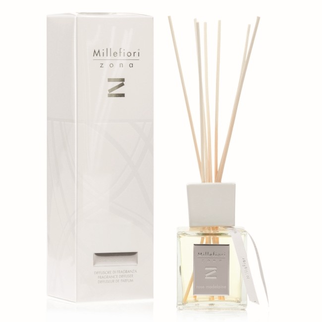 Zona - Rose Madealine - Stick Diffuser 250ml von Millefiori
