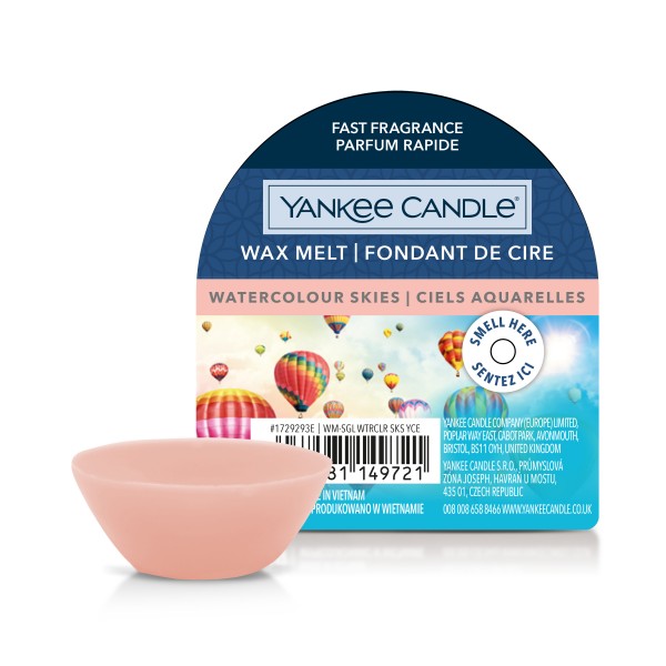 Wax Melts - Watercolour Skies - 3 Stück von Yankee Candle