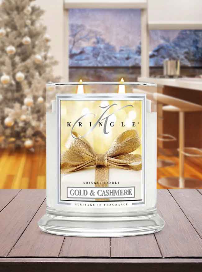 Gold & Cashmere - Jar M von Kringle Candle
