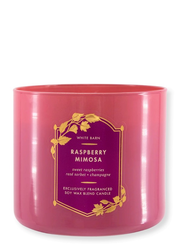 Kerze - Raspberry Mimosa - 3-Docht 411g von Bath and Body Works