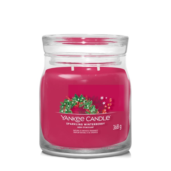 Sparkling Winterberry - Signature  Jar M von Yankee Candle