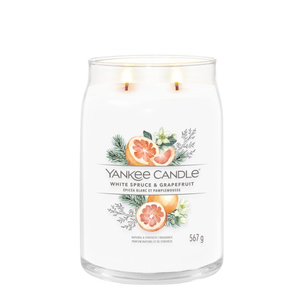 White Spruce & Grapefruit - Signature  Jar L von Yankee Candle