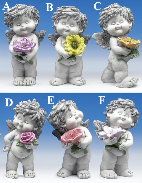 mit Blume stony-grey H12cm von IGOR