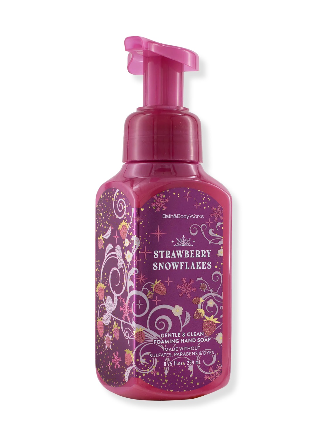 Schaumseife - Strawberry Snowflakes - 259ml von Bath and Body Works