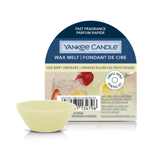 Wax Melts - Iced Berry Lemonade - 3 Stück von Yankee Candle