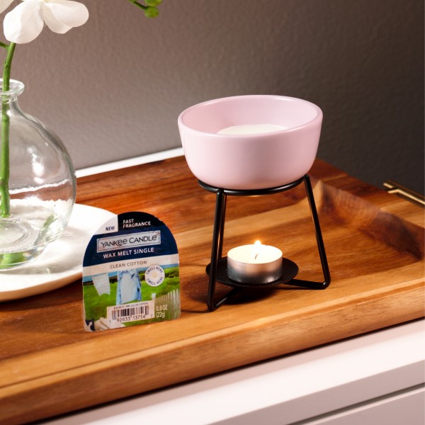 Duftlampe - Pebble Grey Lilac von Yankee Candle