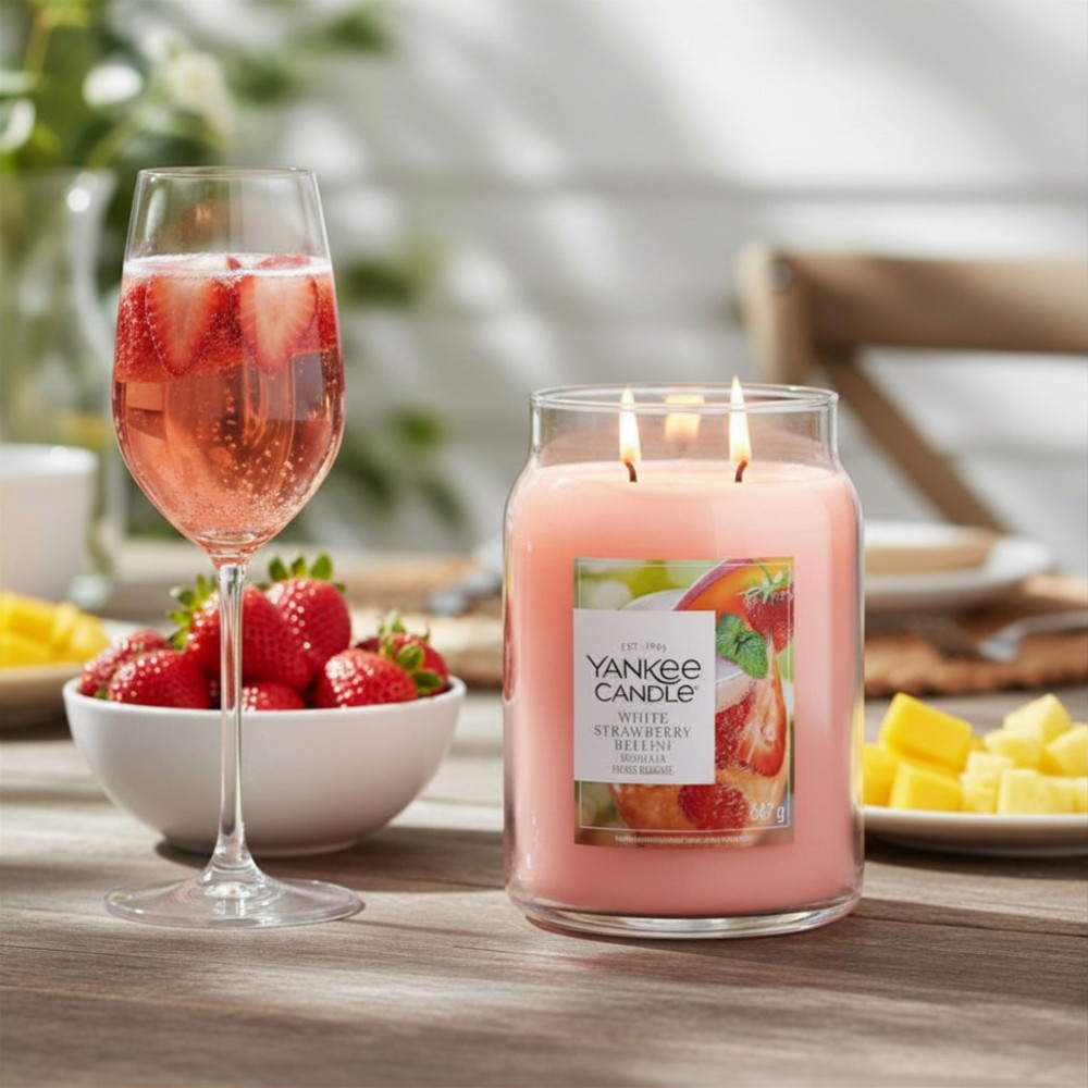 White Strawberry Bellini - Signature Jar L von Yankee Candle