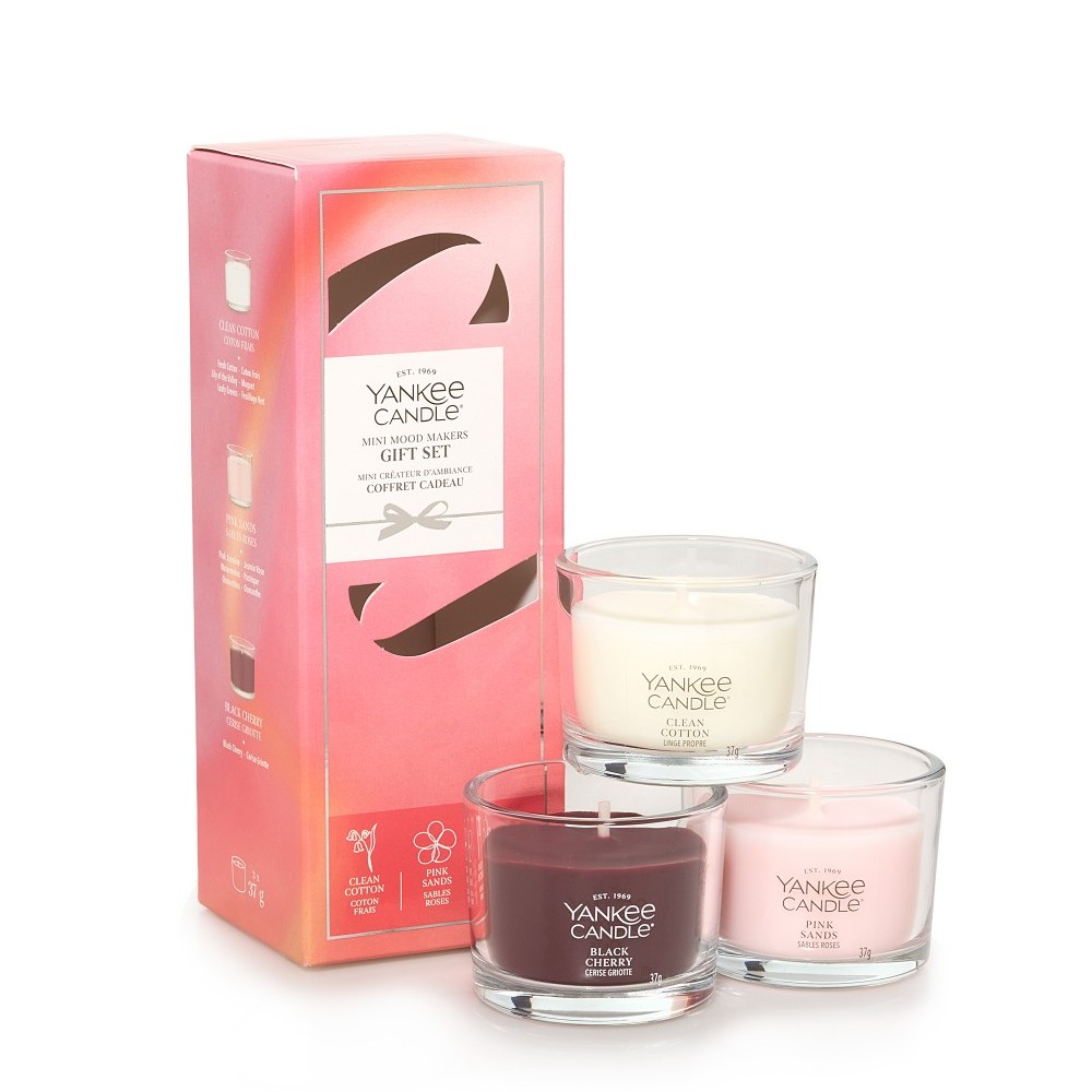 Geschenkset - 3 Mini-Kerzen von Yankee Candle