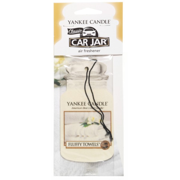 Yankee Candle Car Powered Fragrance Fluffy Towels (Refill) - Auto-Lufterfrischer  Car Fluffy Towels