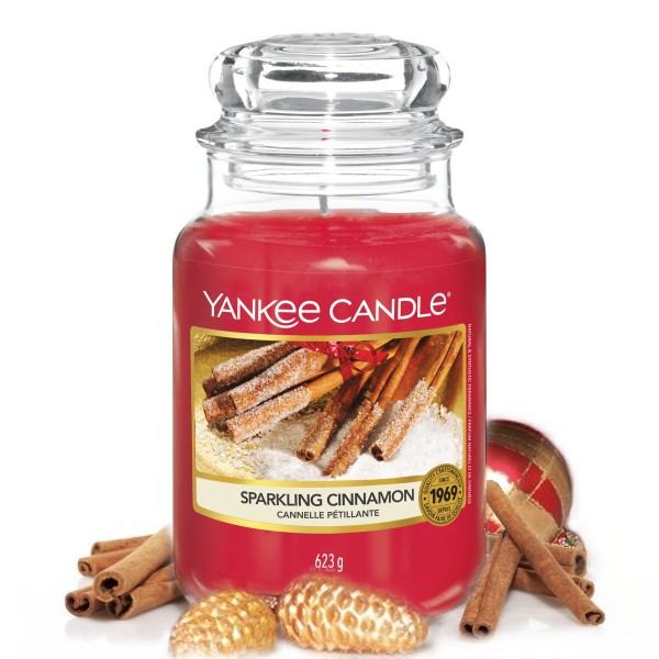Yankee Candle Duftkerze Sparkling Cinnamon