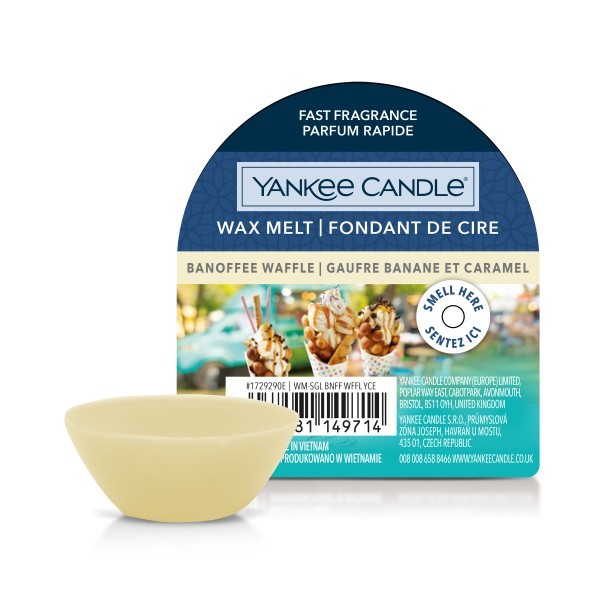 Wax Melts - Banoffee Waffle - 3 pieces, Wax Melts, Wax Melts & Warmers, Home Fragrance, Yankee Candle