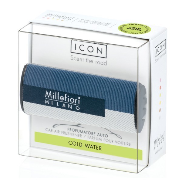 Millefiori ICON Car Refresher Textile Geometric - Cold Water